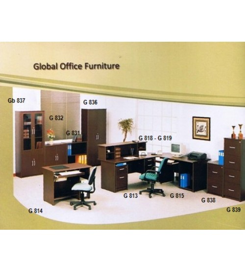 Meja Kantor 1/2 Biro Global G 801