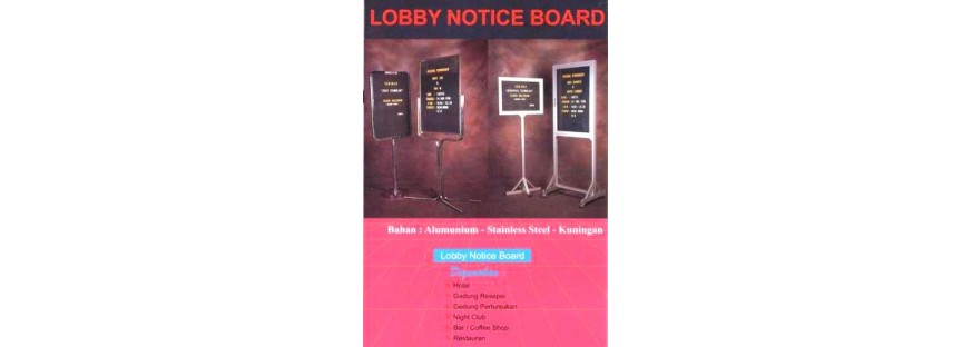 Lobby Notice Board