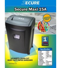 Mesin Penghancur Kertas Secure Maxi 15 A